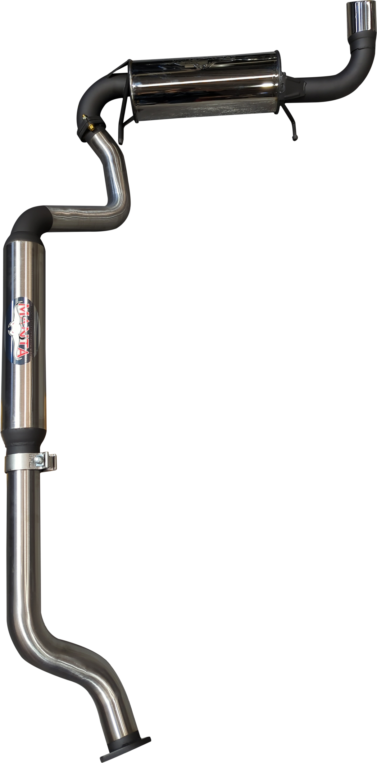 Manta | 2.5″ Cat Back Exhaust System with Centre Hotdog & Rear Muffler | Suzuki Jimny GJ 1.5L SWB 3 Door 2018–2025