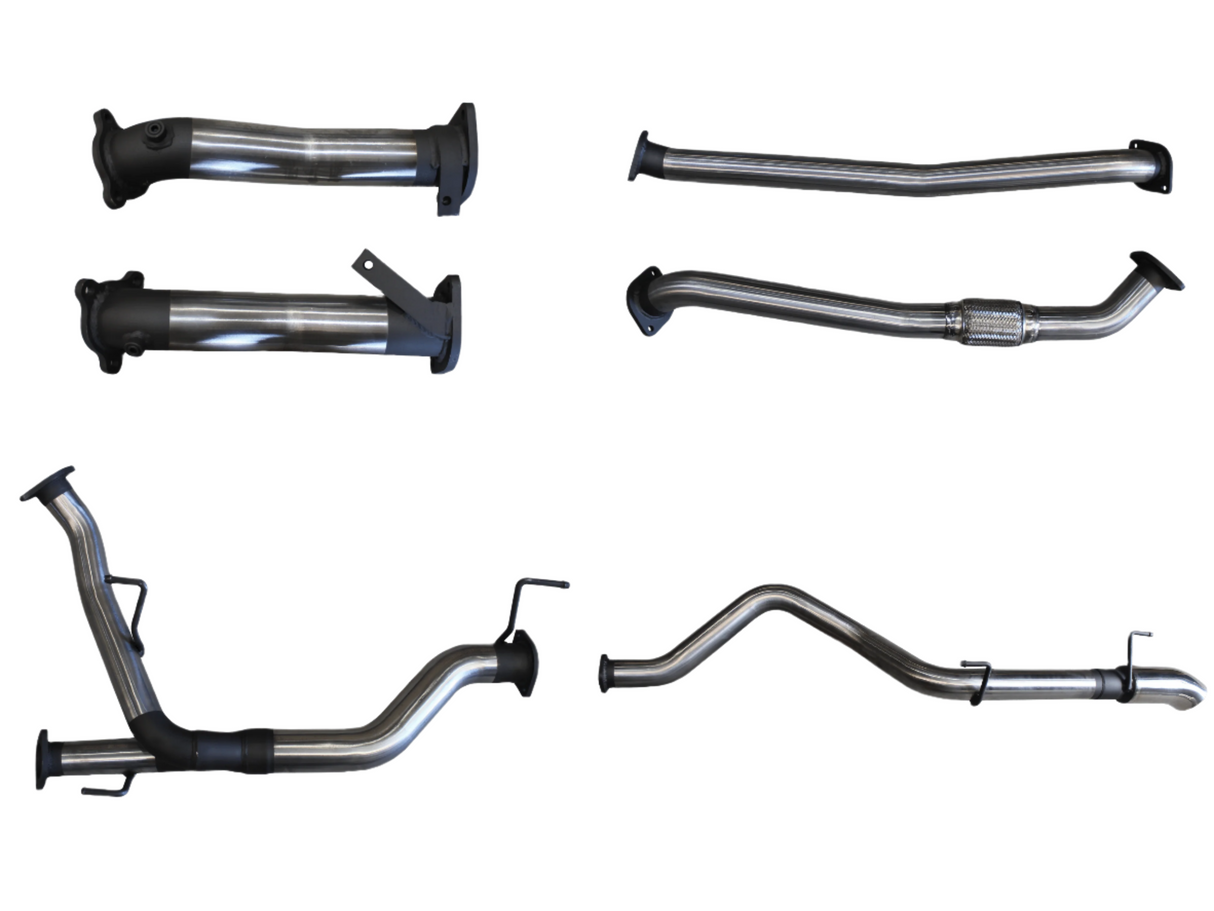 Manta | 2.5″ Dual into 3″ Turbo Back without Cats, No Mufflers & Dump Tip | Toyota Landcruiser VDJ200 2007–2015