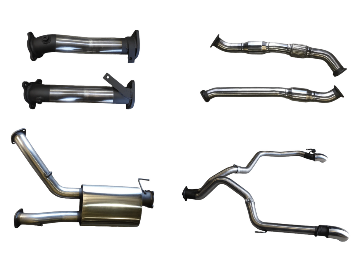 Manta | 3″ Turbo Back with Cats and Muffler, Dual Exit L&R | Toyota Landcruiser VDJ200 4.5L V8 Diesel Wagon 2007–2015