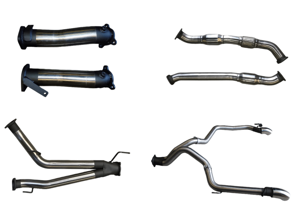 Manta | 3″ Turbo Back with Cats, No Muffler, Dual Exit L&R | Toyota Landcruiser VDJ200 4.5L V8 Diesel Wagon 2007–2015