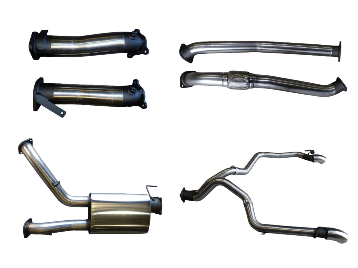 Manta | 3″ Turbo Back without Cats with Muffler, Dual Exit L&R | Toyota Landcruiser VDJ200 4.5L V8 Diesel Wagon 2007–2015