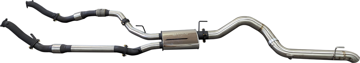 Manta | 3″ Turbo Back with Cats & Muffler, 4″ Exit | Toyota Landcruiser VDJ200 4.5L V8 Diesel Wagon 2007–2015