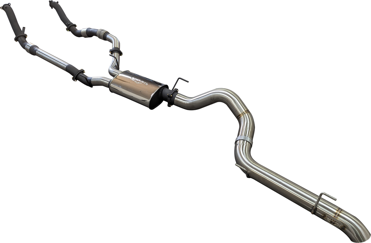 Manta | 3″ Turbo Back with Cats & Muffler, 4″ Exit | Toyota Landcruiser VDJ200 4.5L V8 Diesel Wagon 2007–2015