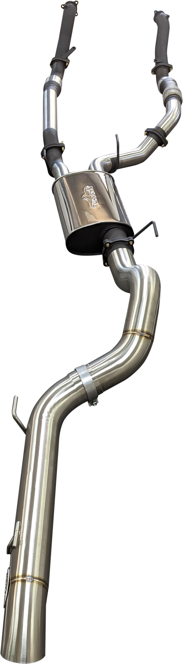 Manta | 3″ Turbo Back with Cats & Muffler, 4″ Exit | Toyota Landcruiser VDJ200 4.5L V8 Diesel Wagon 2007–2015