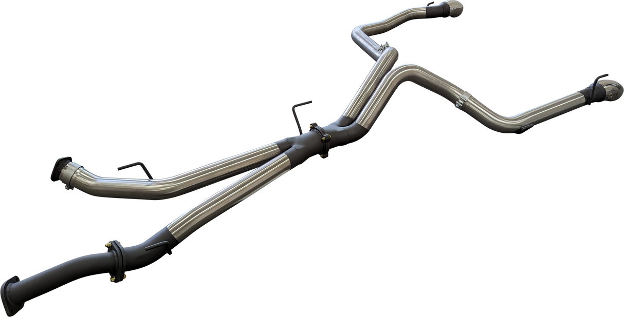 Manta | 3″ DPF Back with Twin 3″ Tailpipes | Toyota Landcruiser VDJ200 4.5L V8 Diesel Wagon 2015–2021