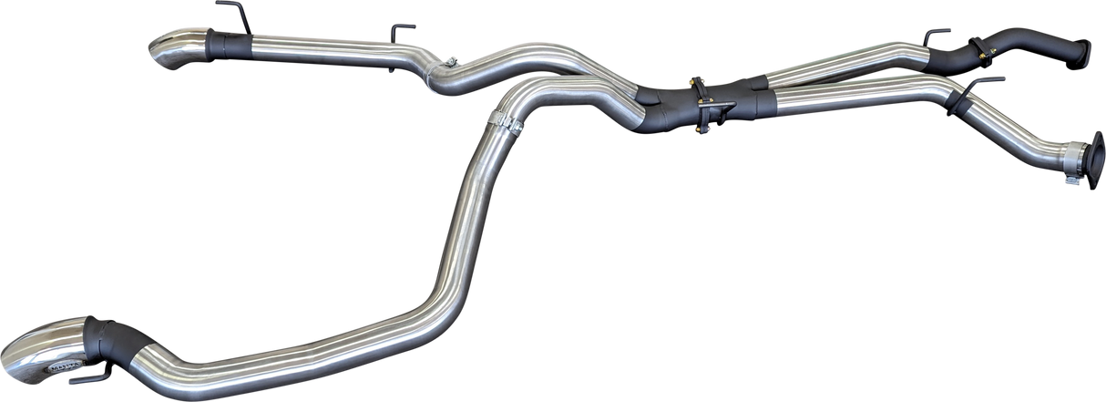 Manta | 3″ DPF Back with Twin 3″ Tailpipes | Toyota Landcruiser VDJ200 4.5L V8 Diesel Wagon 2015–2021