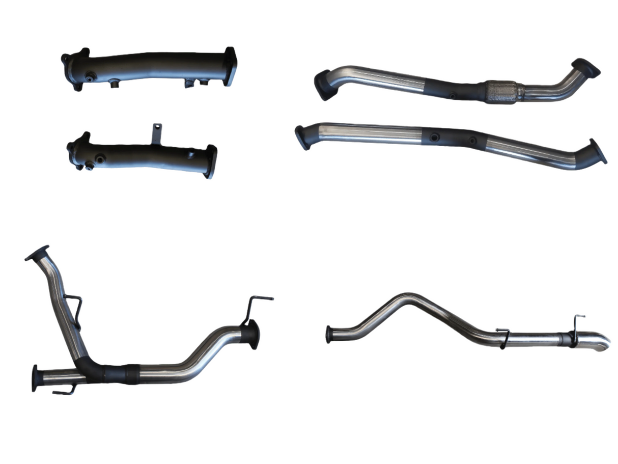 Manta | 2.5″ Turbo Back without Cats with Rear Muffler Dump Tip | Toyota Landcruiser VDJ200 4.5L V8 Diesel Wagon 2015–2021