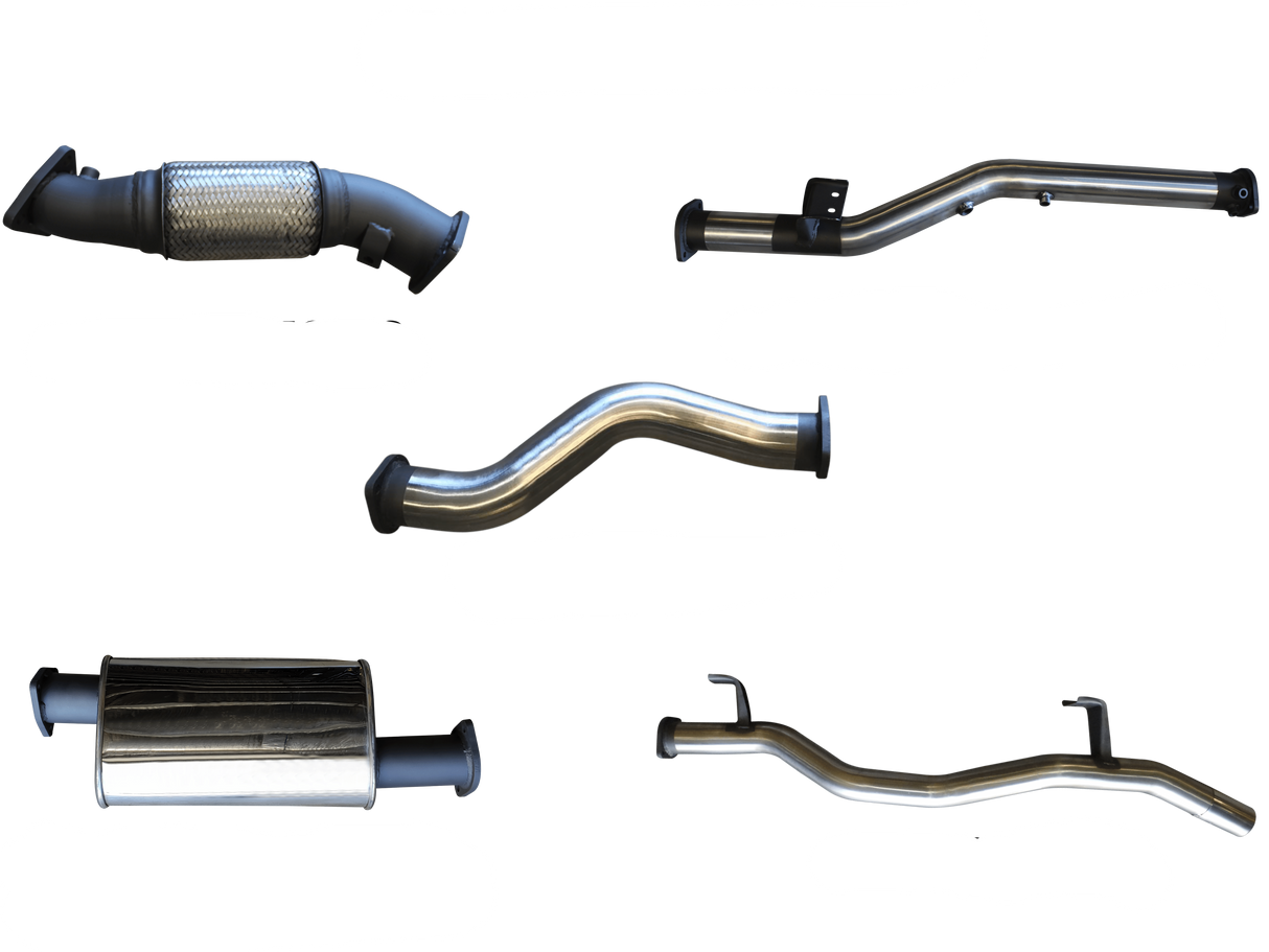 Manta | 3″ Turbo Back Exhaust Without Cat with Muffler | Toyota Landcruiser VDJ79 V8 Ute 2016–2025 (DPF Models)