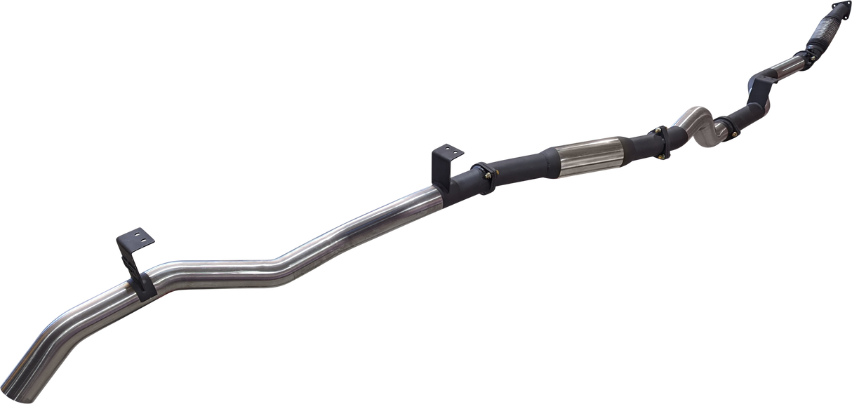 Manta | 3″ Turbo Back Exhaust Without Cat with Hotdog | Toyota Landcruiser VDJ79 V8 Ute 2016–2025 (DPF Models)
