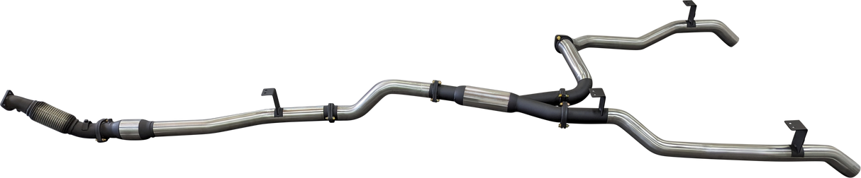 Manta | Dual 3″ Turbo Back Exhaust With Cat & Hotdog | Toyota Landcruiser VDJ79 V8 Ute 2016–2025 (DPF Models)