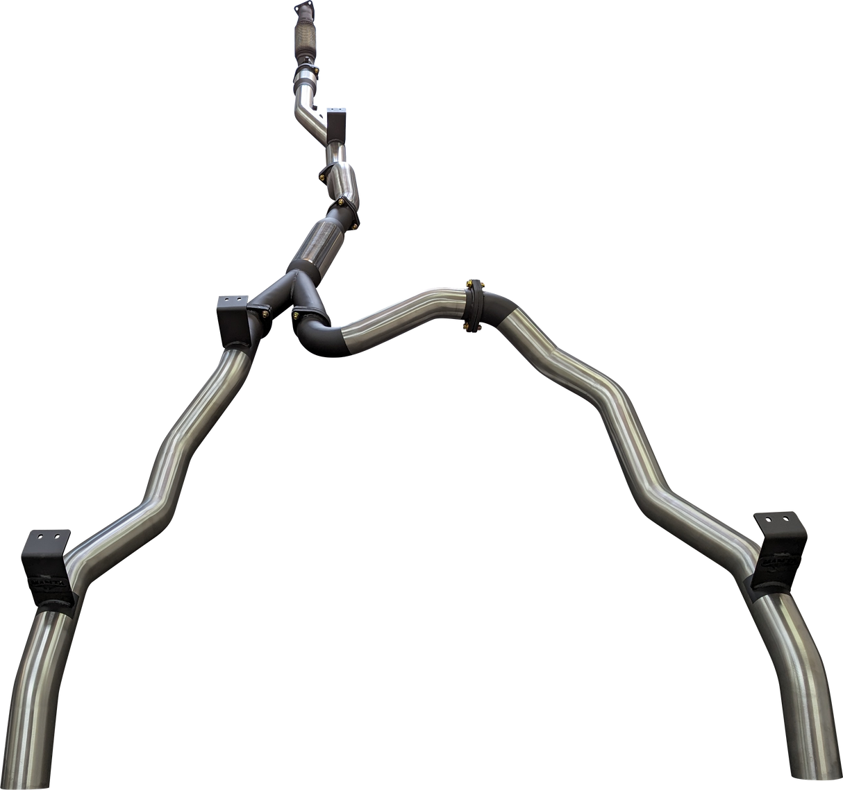 Manta | Dual 3″ Turbo Back Exhaust With Cat & Hotdog | Toyota Landcruiser VDJ79 V8 Ute 2016–2025 (DPF Models)