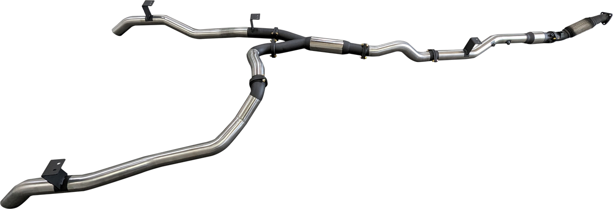Manta | Dual 3″ Turbo Back Exhaust With Cat & Hotdog | Toyota Landcruiser VDJ79 V8 Ute 2016–2025 (DPF Models)