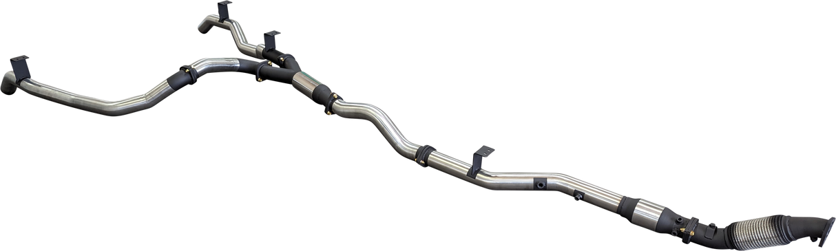 Manta | Dual 3″ Turbo Back Exhaust With Cat & Hotdog | Toyota Landcruiser VDJ79 V8 Ute 2016–2025 (DPF Models)