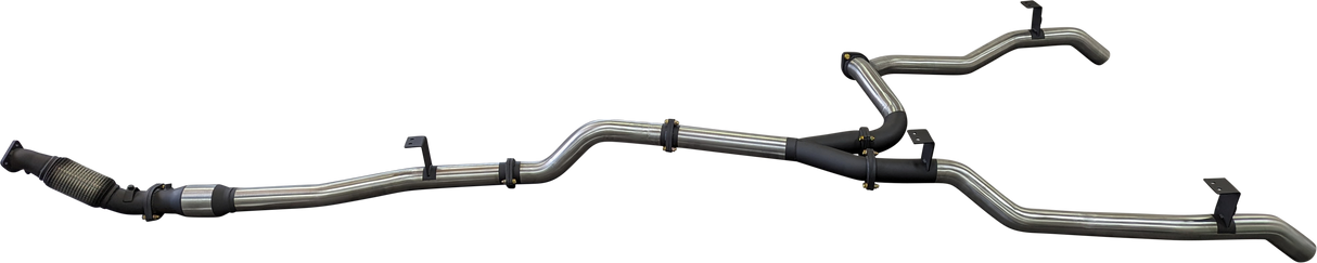 Manta | Dual 3″ Turbo Back Exhaust With Cat & WOM | Toyota Landcruiser VDJ79 V8 Ute 2016–2025 (DPF Models)