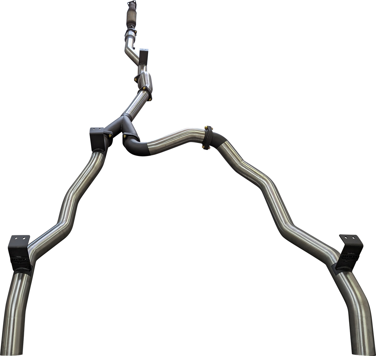 Manta | Dual 3″ Turbo Back Exhaust With Cat & WOM | Toyota Landcruiser VDJ79 V8 Ute 2016–2025 (DPF Models)