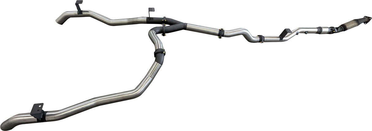 Manta | Dual 3″ Turbo Back Exhaust With Cat & WOM | Toyota Landcruiser VDJ79 V8 Ute 2016–2025 (DPF Models)