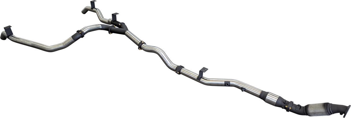 Manta | Dual 3″ Turbo Back Exhaust With Cat & WOM | Toyota Landcruiser VDJ79 V8 Ute 2016–2025 (DPF Models)