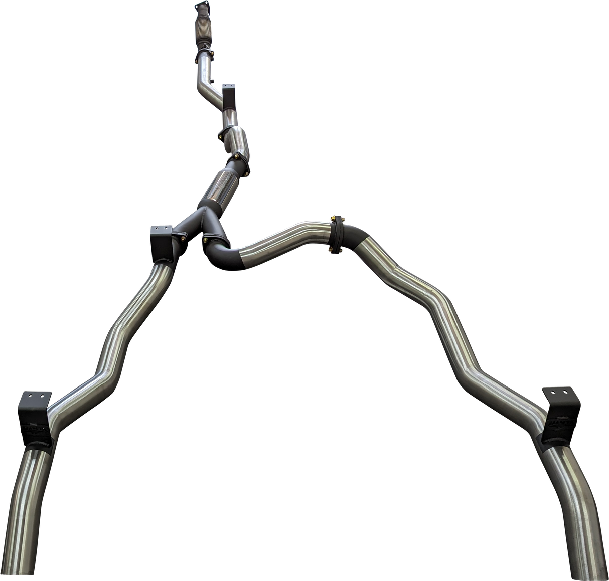 Manta | Dual 3in Turbo Back Exhaust with Hotdog (No Cat) | Toyota Landcruiser VDJ79 V8 Ute 2016–2025