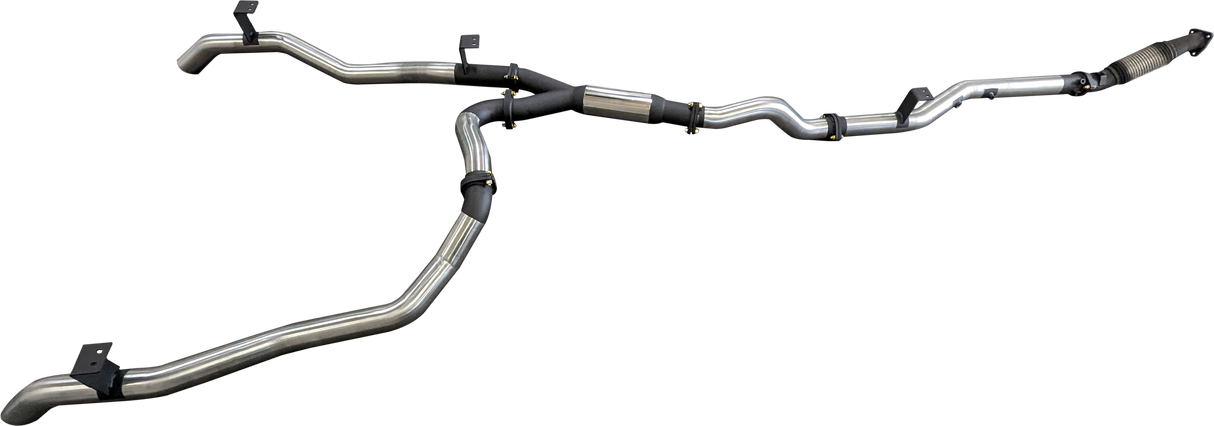 Manta | Dual 3in Turbo Back Exhaust with Hotdog (No Cat) | Toyota Landcruiser VDJ79 V8 Ute 2016–2025