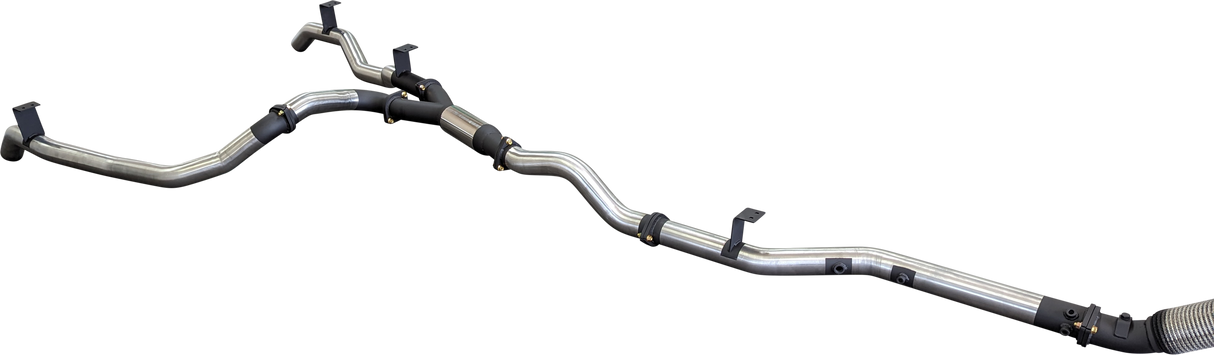 Manta | Dual 3in Turbo Back Exhaust with Hotdog (No Cat) | Toyota Landcruiser VDJ79 V8 Ute 2016–2025