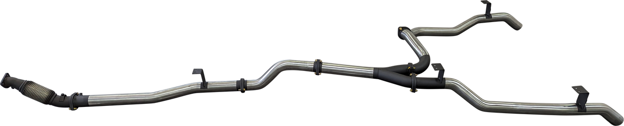 Manta | Dual 3in Turbo Back Exhaust System (No Cat) | Toyota Landcruiser VDJ79 V8 Ute 2016–2025