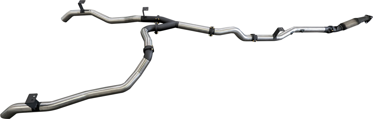 Manta | Dual 3in Turbo Back Exhaust System (No Cat) | Toyota Landcruiser VDJ79 V8 Ute 2016–2025