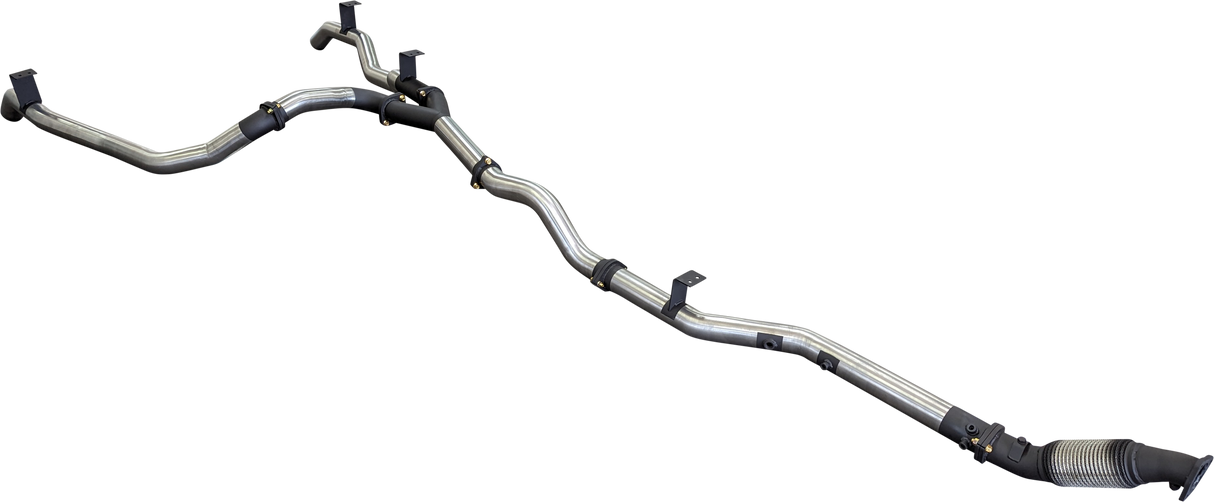 Manta | Dual 3in Turbo Back Exhaust System (No Cat) | Toyota Landcruiser VDJ79 V8 Ute 2016–2025