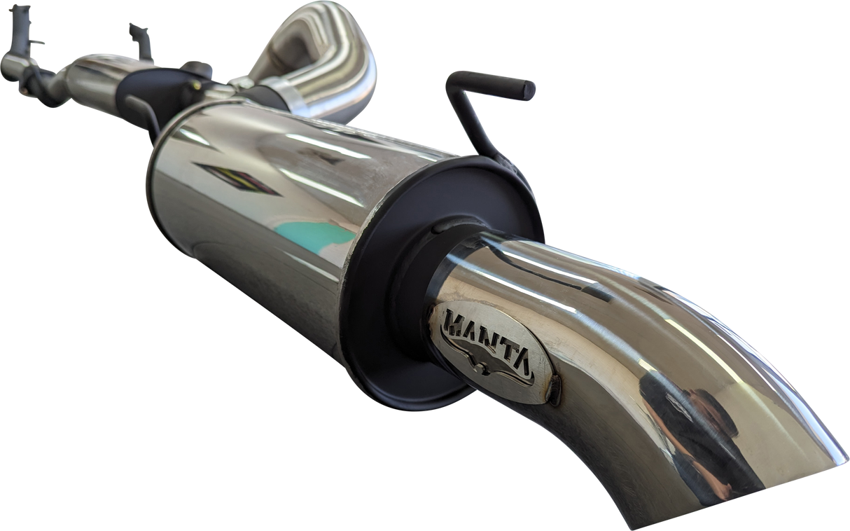 Manta | Twin 3″ Turbo Back Exhaust System with Cats, Muffler & 4″ Tailpipe | Toyota Landcruiser VDJ200 4.5L V8 Wagon 2015–2021