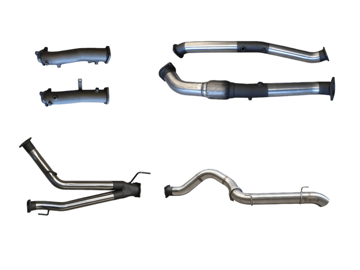 Manta | Dual 3″ Turbo Back Pipe Only, No Mufflers | Landcruiser VDJ200 V8 Wagon 2015–2021 4in Exit