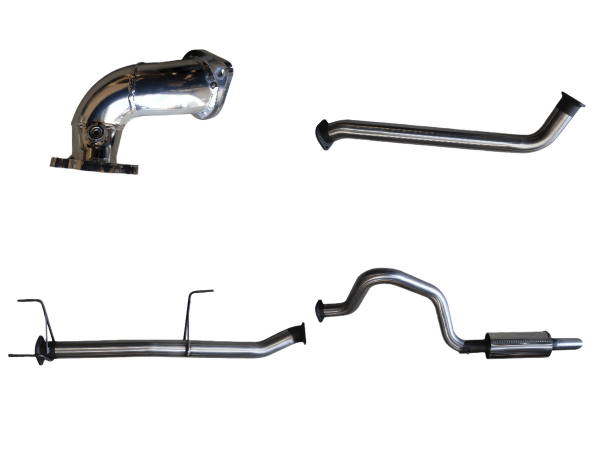 Manta - Toyota HDJ100 4.2L TD WAGON 3in WITHOUT CENTRE MUFFLER & WITH REAR MUFFLER