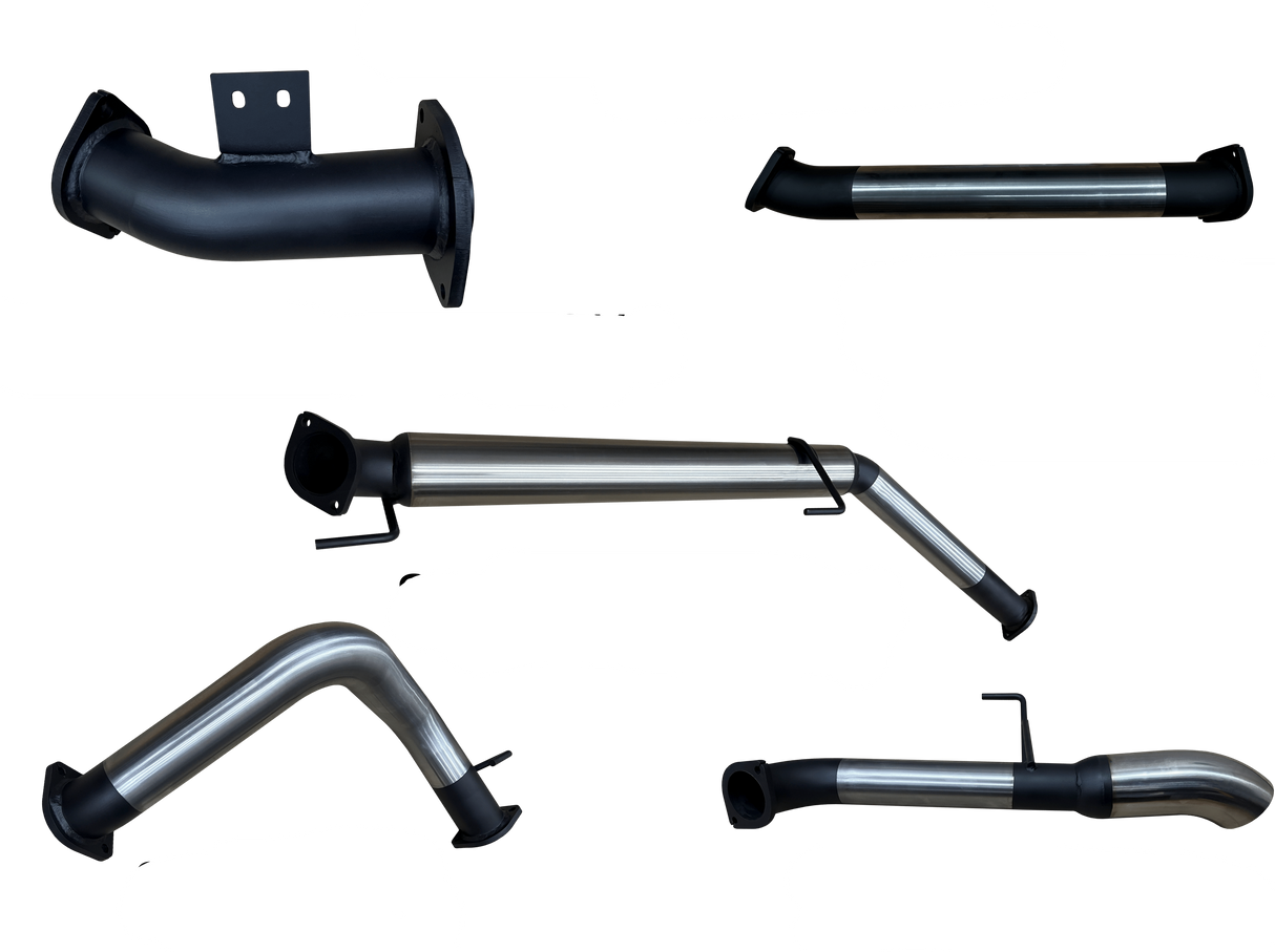 Manta | 3″ DPF Back Exhaust System without Mufflers with 4″ Chrome Tip | Toyota Landcruiser 300 Series V6 2021–2025