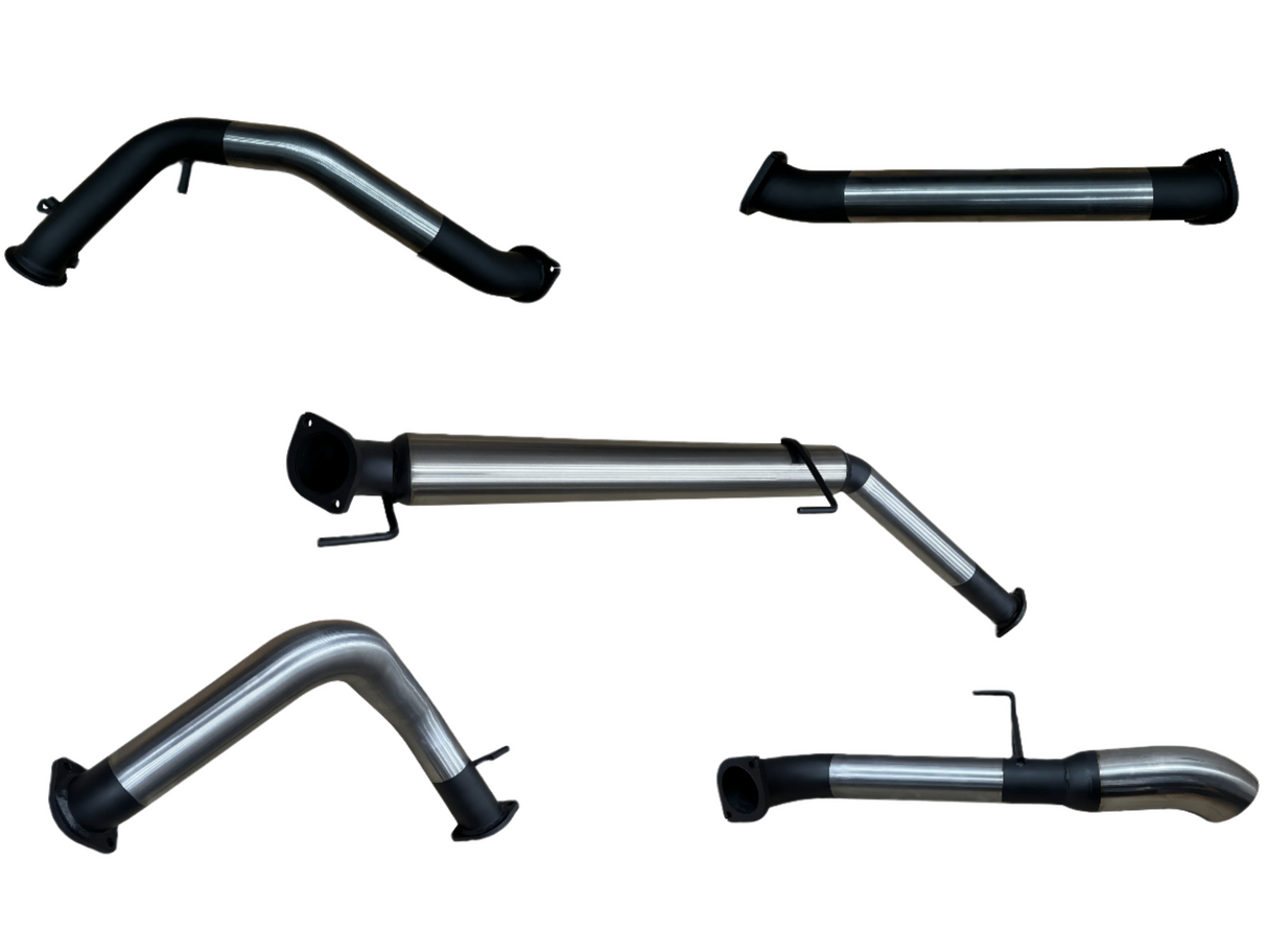 Manta | 3″ Turbo Back Exhaust without Cat & No Mufflers Chrome 4″ Tip | Toyota Landcruiser 300 Series V6 FJA300R Wagon 2021–2025