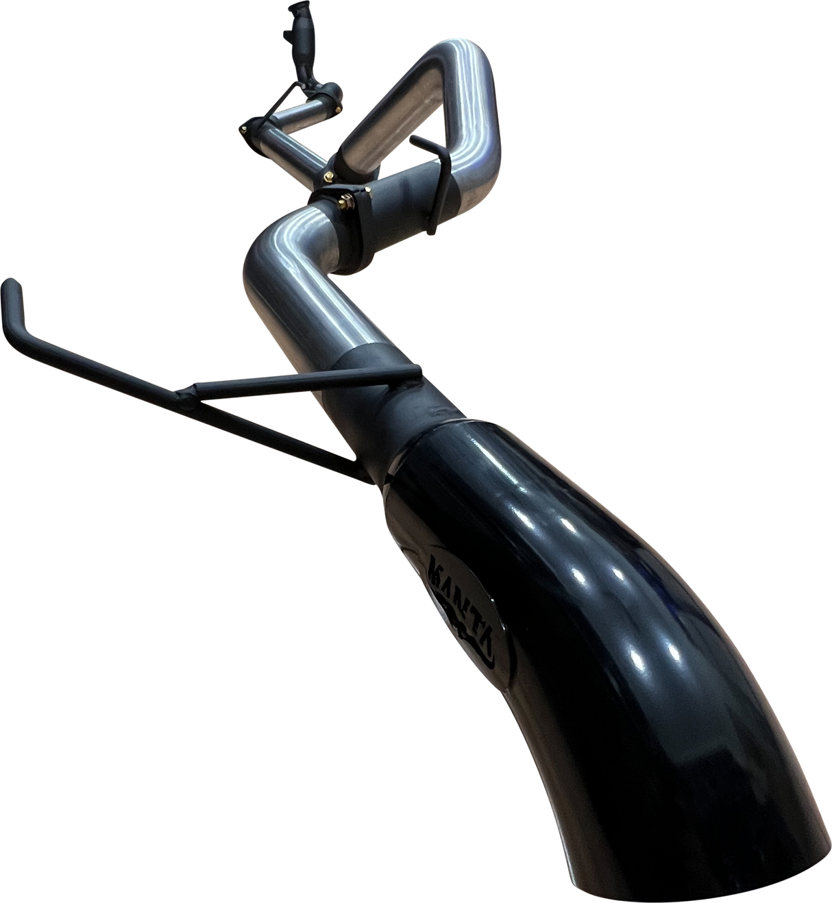 Manta | 3″ Turbo Back Exhaust with Cat & No Mufflers Black 4″ Tip | Toyota Landcruiser 300 Series V6 FJA300R Wagon 2021–2025