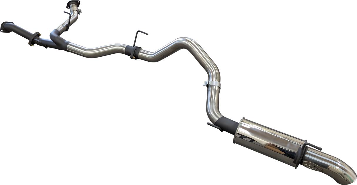 Manta | 2.5″ Dual DPF Back into 3″ Single with Rear Muffler & 4″ Tip | Toyota Landcruiser 200 VDJ200 4.5L V8 Diesel Wagon 2007–2021