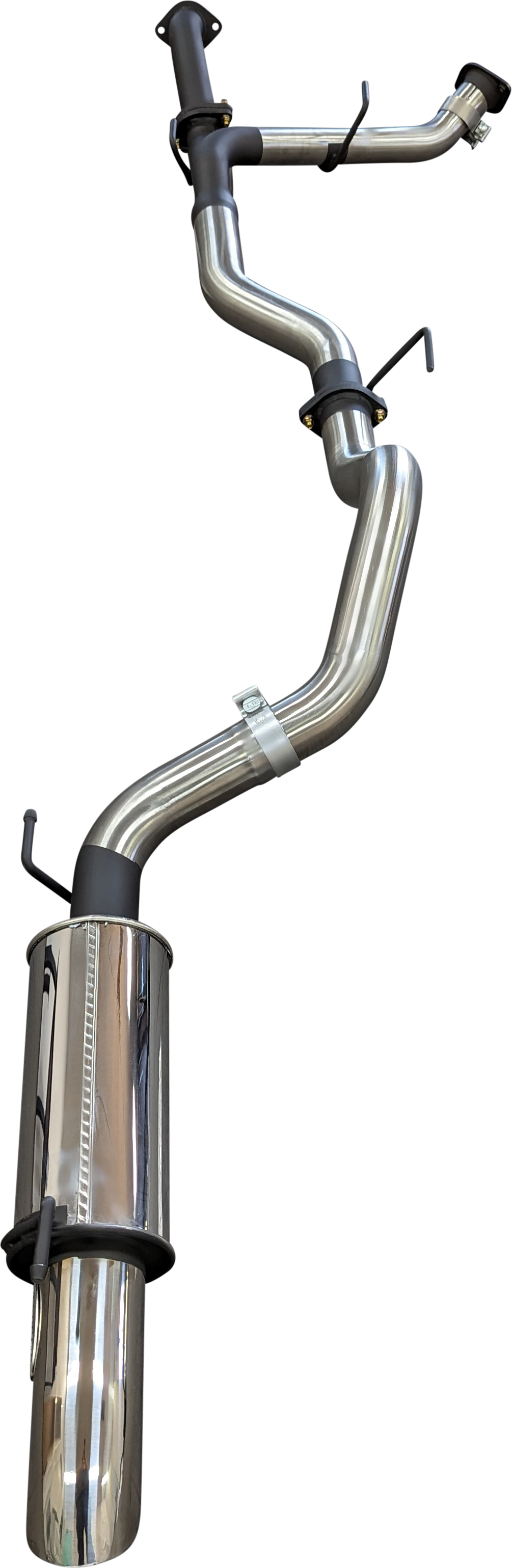 Manta | 2.5″ Dual DPF Back into 3″ Single with Rear Muffler & 4″ Tip | Toyota Landcruiser 200 VDJ200 4.5L V8 Diesel Wagon 2007–2021