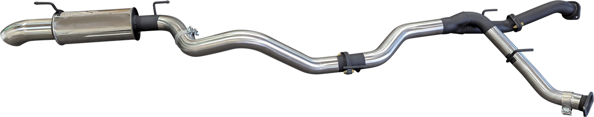 Manta | 2.5″ Dual DPF Back into 3″ Single with Rear Muffler & 4″ Tip | Toyota Landcruiser 200 VDJ200 4.5L V8 Diesel Wagon 2007–2021