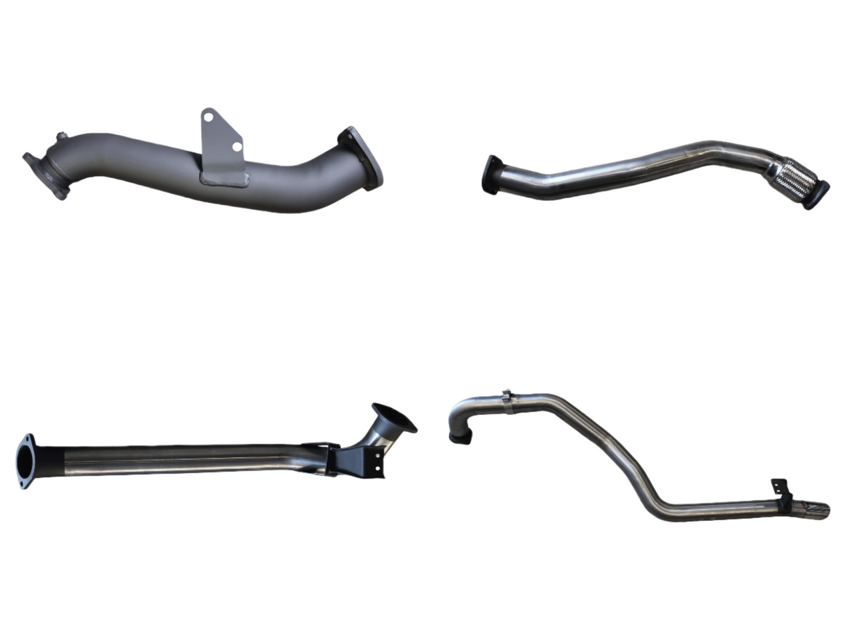 Manta | 3″ Turbo Back Exhaust without Muffler (DTS Turbo) | Toyota Landcruiser HZJ105 4.2L 1HZ Diesel Wagon 1998–2007