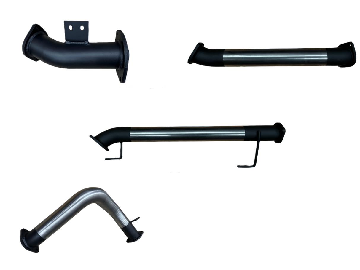 Manta - Toyota Landcruiser 300 Series V6 3IN DPF BACK WITH REAR MUFFLER, 4IN DUMP TIP