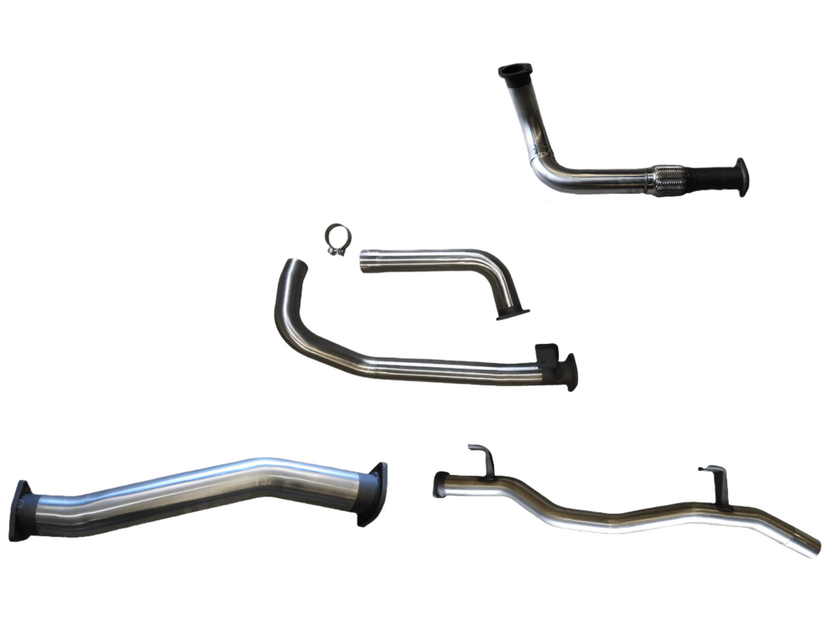Manta | 3″ Turbo Back Exhaust Without Muffler Suit DTS Turbo | Toyota Landcruiser HZJ75 HZJ78 4.2L Diesel Ute Troop Carrier 1990–2006