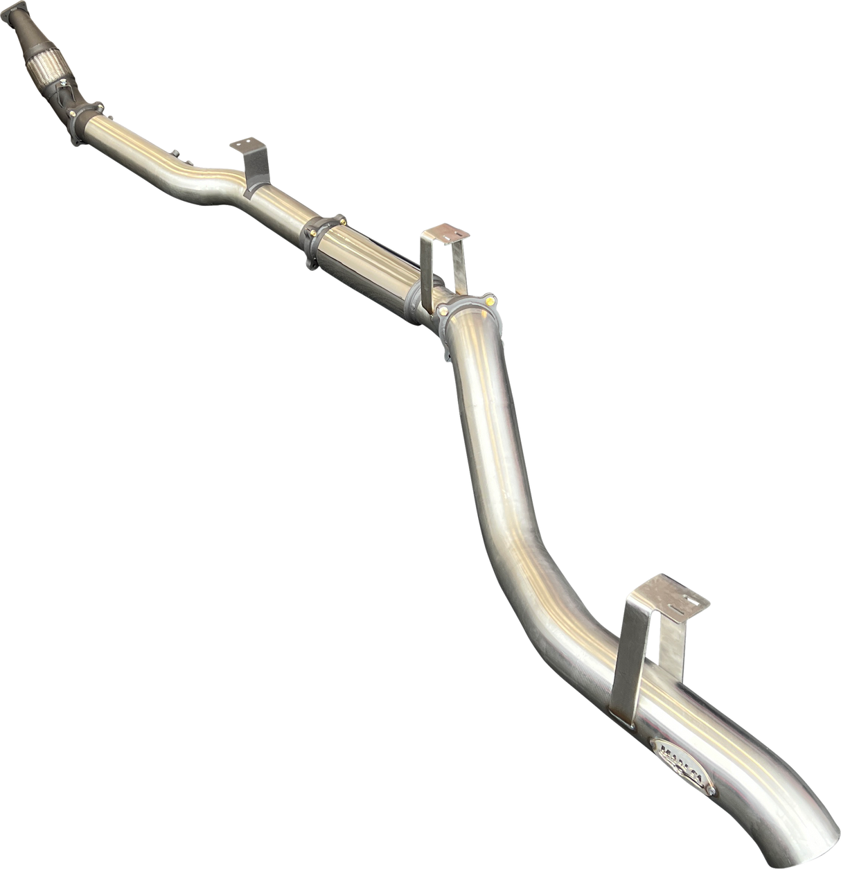 Manta | 4″ Turbo Back without Cat, With Muffler | Toyota Landcruiser VDJ76 V8 Wagon 2007–2016