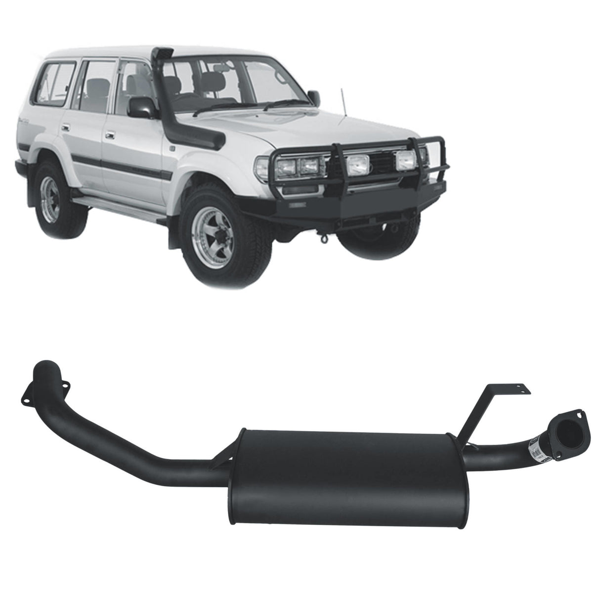 REDBACK - Toyota Landcruiser 80 Series (4.5L FZ) Performance Headers and Exhaust
