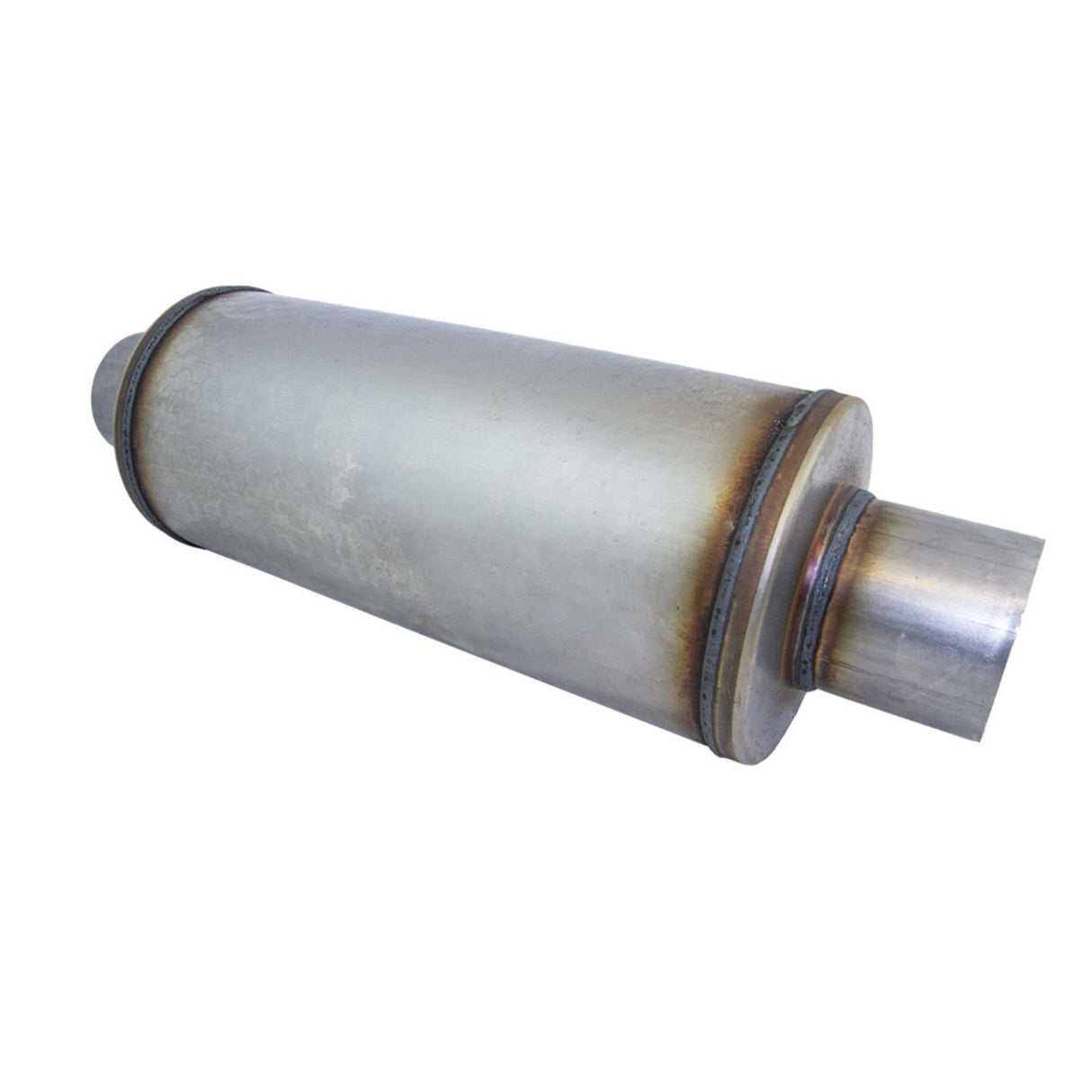 REDBACK | Mega Power Megaflow Sports Muffler 409 Stainless 6" Round 14" Long 2.5" ID | STR8213-409