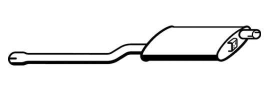 Standard Replacement - Ford Falcon XY-XA-XD/Fairlane ZD Centre Muffler (BM2633) (Berklee)