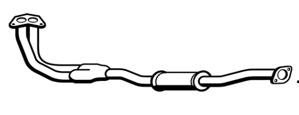 Standard Replacement - Ford Econovan / Mazda 2000 Petrol Engine Pipe (1/84-9/99) (BE4005) (Berklee)