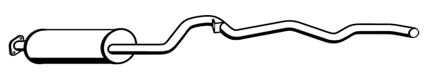 Standard Replacement - Toyota Hiace LH60-61 YH61-63 Muffler (BM4048) (Berklee)