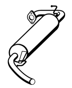 Standard Replacement - Toyota RAV4 SXA10 / SXA11 3 & 5 Door Rear Muffler (7/94-6/00) (BM4735) (Berklee)