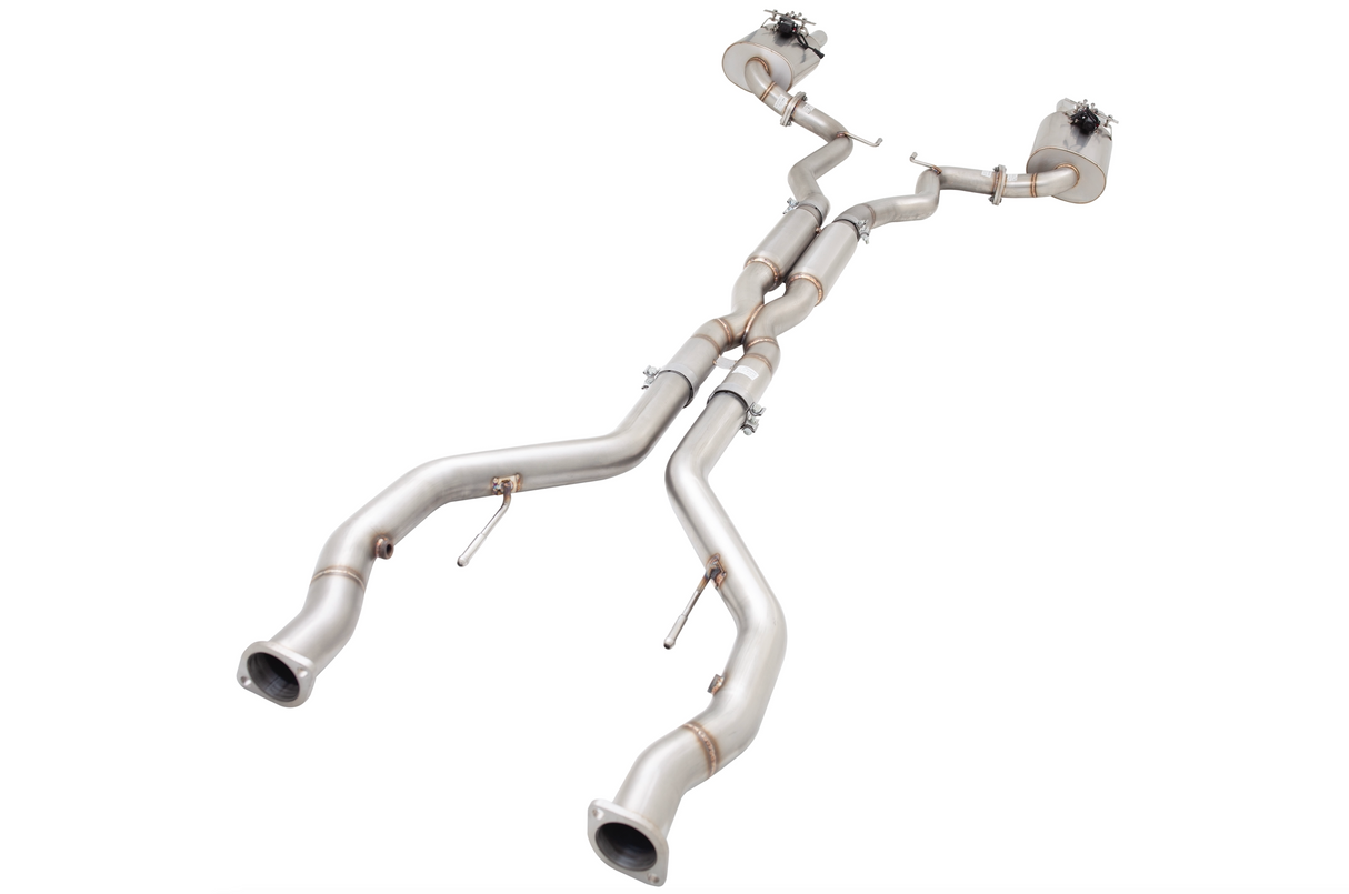 XFORCE - HOLDEN CLUBSPORT, E2-E3 (2009-2012), 3″ Stainless Steel Twin Cat-Back System