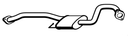 Standard Replacement - Nissan SKYLINE R31 6CYL SED-WAG Muffler (BM4300) (Berklee)