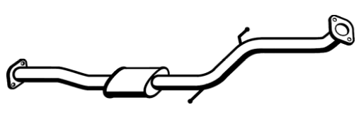 Standard Replacement - Ford LASER KF-KH / Mazda ASTINA 323 SERIES Intermediate Pipe (BI4357) (Berklee)