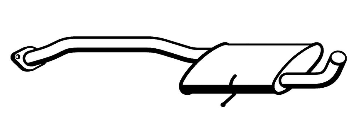 Standard Replacement - Holden Commodore VP-VR Ute V6 AUG 92- Muffler (BM4367) (Berklee)